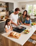 1800W Portable Induction Cooktop with Timer