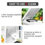 10-in-1 Vegetable Chopper with Container and Blades