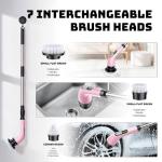 Highyes Cordless Electric Spin Scrubber for Bathroom