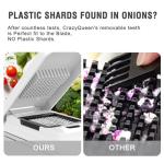 10-in-1 Vegetable Chopper with Container and Blades