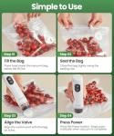 UPRUBE Compact Food Vacuum Sealer with Bags