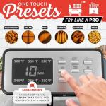 Gourmia 3.2 Qt Electric Deep Fryer with Digital Display