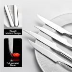 KINGSTONE German Stainless Steel Steak Knife Set