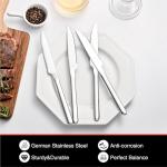 KINGSTONE German Stainless Steel Steak Knife Set