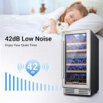 BODEGA 15-Inch Dual Zone Wine Cooler