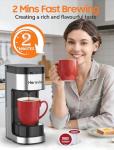 Horavie Single Serve Coffee Maker for All Brews