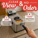 Gourmia 3.2 Qt Electric Deep Fryer with Digital Display