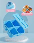 Canfanni 4-Compartment Reusable Snack Box Set