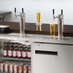 Double Tap Stainless Steel Beer Tower Dispenser