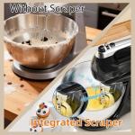 Electric Stand Mixer with 4.8 QT Bowl & Beaters