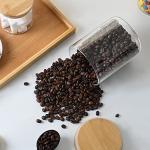 Glass Food Storage Containers with Bamboo Lids