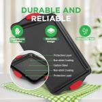 NutriChef Non-Stick Baking Sheets Set of 3