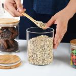 Glass Food Storage Containers with Bamboo Lids