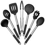 E-far 7-Piece Heat Resistant Silicone Utensil Set