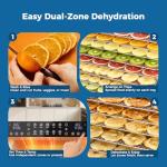 OSTBA 20-Tray Dual Zone Food Dehydrator