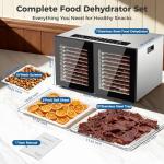 OSTBA 20-Tray Dual Zone Food Dehydrator