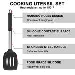 E-far 7-Piece Heat Resistant Silicone Utensil Set