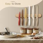 CAROTE 12-Piece Stainless Steel Kitchen Knife Set