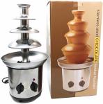 4-Tier Electric Chocolate Fountain for Parties