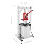 12L Manual Hydraulic Wine Press for Juicing