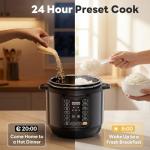 DUMOS 16-in-1 Electric Pressure Cooker 6QT