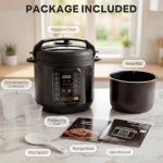 DUMOS 16-in-1 Electric Pressure Cooker 6QT