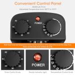 Giantex 1700W Electric Deep Fryer with 3 Baskets