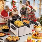 Giantex 1700W Electric Deep Fryer with 3 Baskets