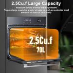 24" Electric Wall Oven with 8 Cooking Functions