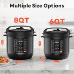 Sweetcrispy 16-in-1 Electric Pressure Cooker 6QT