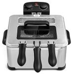 Giantex 1700W Electric Deep Fryer with 3 Baskets
