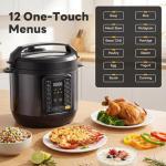 Sweetcrispy 16-in-1 Electric Pressure Cooker 6QT