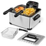 Giantex 1700W Electric Deep Fryer with 3 Baskets