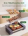 HBN 3-in-1 Smokeless Indoor Grill and Griddle