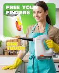 Handheld Steam Cleaner with Detergent Dispenser