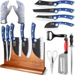 9-Piece Kitchen Knife Set with Magnetic Block