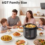 Sweetcrispy 16-in-1 Electric Pressure Cooker 6QT