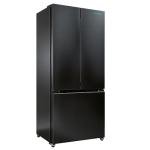 Iceblue 17.7 Cu.Ft. French Door Refrigerator - Black