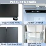 Iceblue 17.7 Cu.Ft. French Door Refrigerator - Black