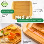 Greener Chef 15 Inch Bamboo Cutting Board
