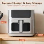 Sweetcrispy 6.34QT 8-in-1 Air Fryer Oven