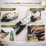 Heavy Duty Manual Can Opener with Magnetic Lid Lifter