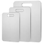 Yaocom Stainless Steel Cutting Board Set, 3 Pcs