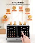 Smart 4-Slice Touchscreen Digital Toaster by Keenstone