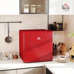 HOMCOM 1.1 Cu.Ft Mini Countertop Freezer, Red
