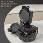 Mini Waffle Maker with 8 Removable Plates