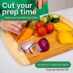 Greener Chef 15 Inch Bamboo Cutting Board