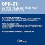 GE MWF Refrigerator Water Filter Replacement - 1-Pack