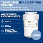 GE MWF Refrigerator Water Filter Replacement - 1-Pack
