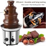 4-Tier Electric Chocolate Fondue Fountain Machine